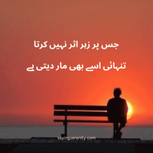 alone sad poetry