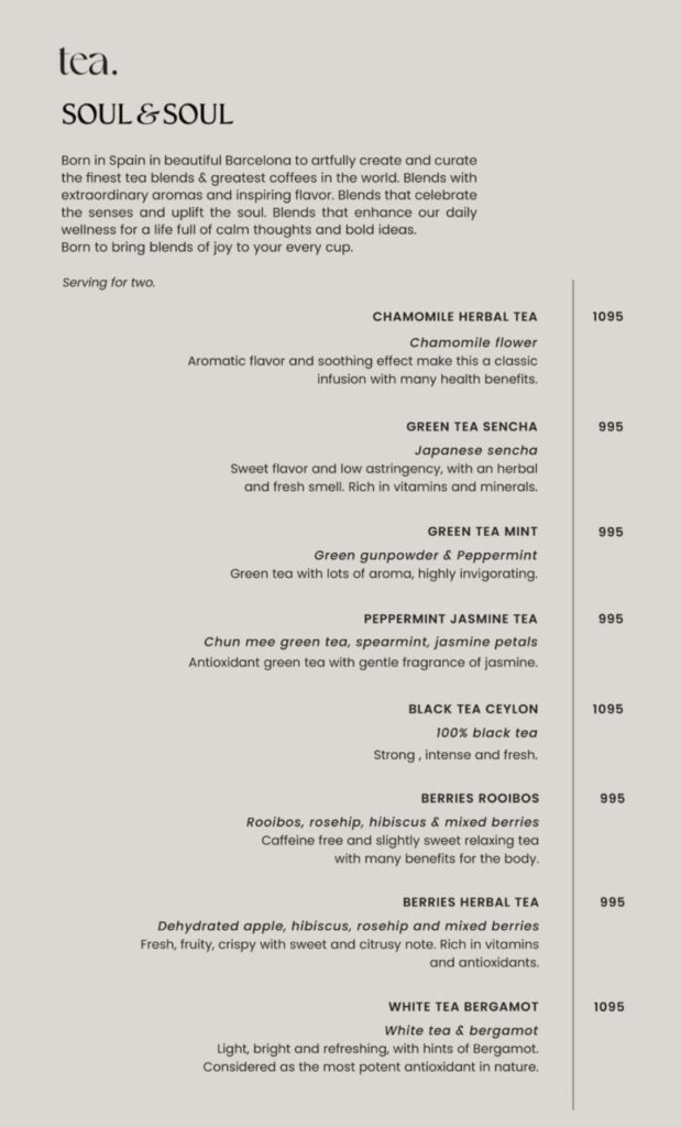 bistro noir menu