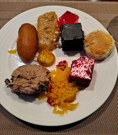 desserts at nayabs restaurant