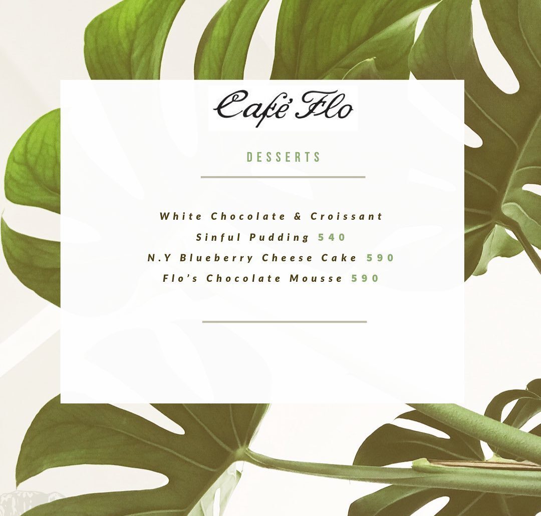 cafe flo menu