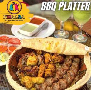 bbq platters at khaaba restaurant