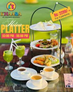 hi tea platter at khaaba