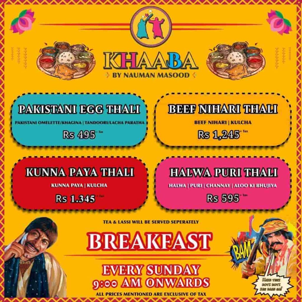 khaaba breakfast deals