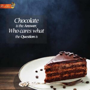 chocolate cakes from le cafe multan menu