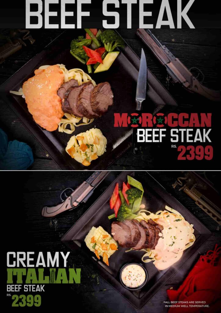 steak menu